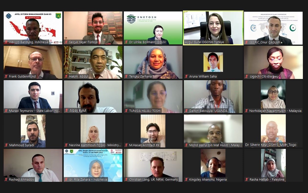 OIC-OSHNET meeting screenshot