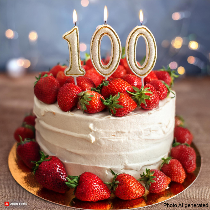 AI generated birthday cake